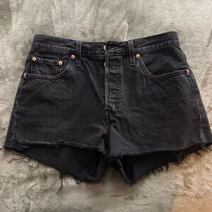 Levi 501 Black Cut Off Shorts | W28 NWOT